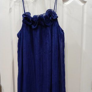 Snap Plus- NWT Royal Purple Pleated Dress